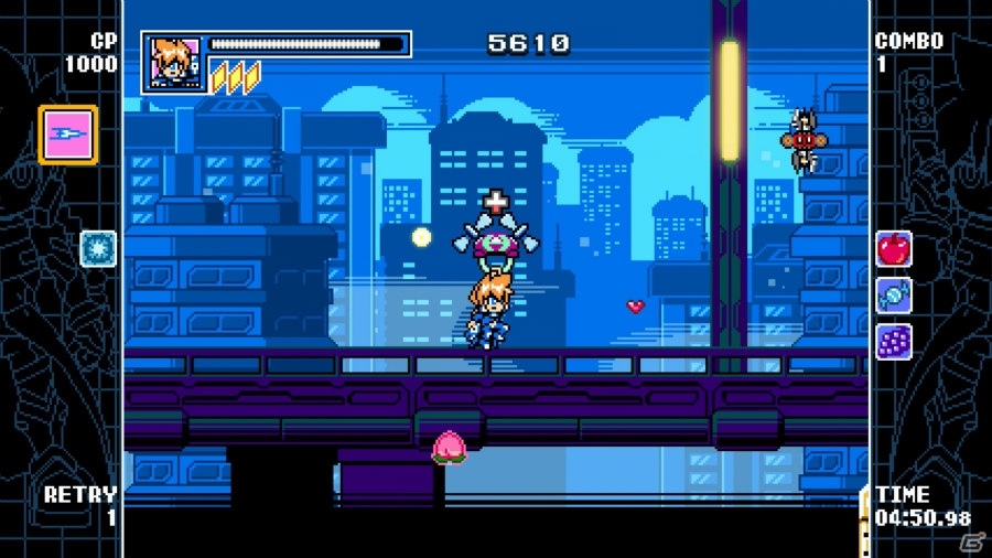 Switch版「マイティガンヴォルト バースト」が配信開始！ベックとガンヴォルト、ボスキャラの情報を一挙公開の画像26