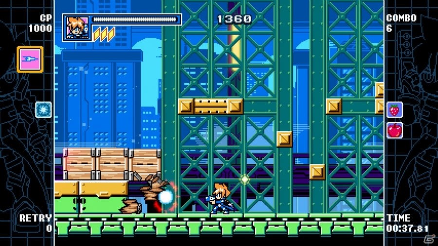 Switch版「マイティガンヴォルト バースト」が配信開始！ベックとガンヴォルト、ボスキャラの情報を一挙公開の画像27