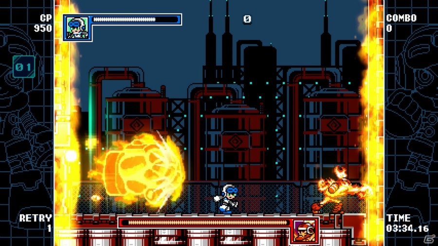 Switch版「マイティガンヴォルト バースト」が配信開始！ベックとガンヴォルト、ボスキャラの情報を一挙公開の画像30