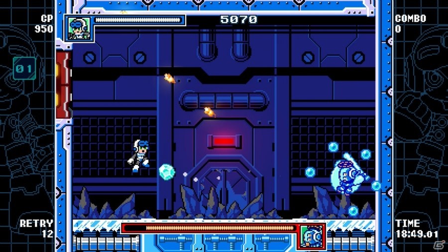 Switch版「マイティガンヴォルト バースト」が配信開始！ベックとガンヴォルト、ボスキャラの情報を一挙公開の画像37