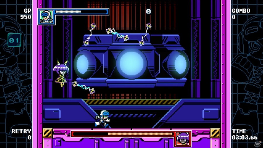 Switch版「マイティガンヴォルト バースト」が配信開始！ベックとガンヴォルト、ボスキャラの情報を一挙公開の画像43