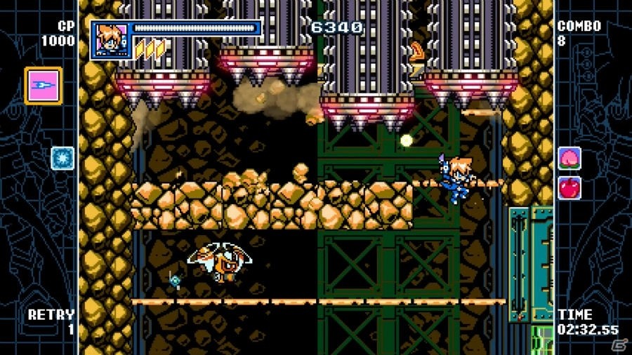 Switch版「マイティガンヴォルト バースト」が配信開始！ベックとガンヴォルト、ボスキャラの情報を一挙公開の画像54