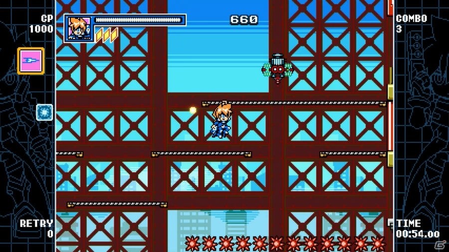 Switch版「マイティガンヴォルト バースト」が配信開始！ベックとガンヴォルト、ボスキャラの情報を一挙公開の画像67