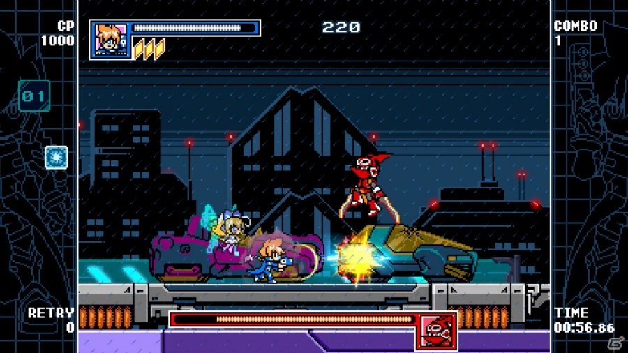 Switch版「マイティガンヴォルト バースト」が配信開始！ベックとガンヴォルト、ボスキャラの情報を一挙公開の画像71