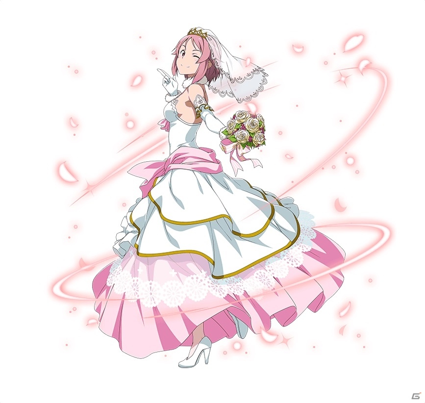 iOS/Android「ソードアート・オンライン コード・レジスタ」ウェディング衣装姿のユウキ、シリカ、リズベットが登場の画像4