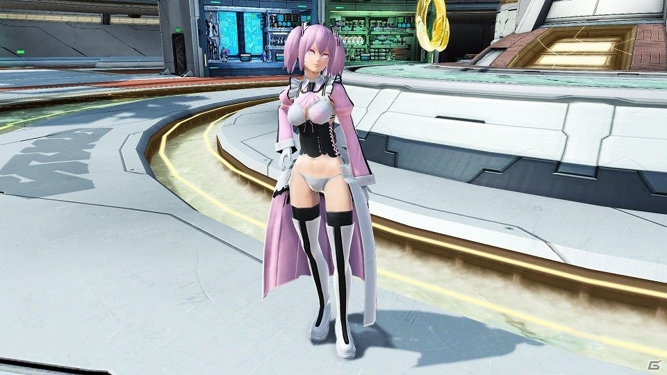 「ファンタシースターオンライン2」ヤスダスズヒト氏がデザインしたアイテムが登場するACスクラッチ「エキセントリックガールズ」が配信の画像27