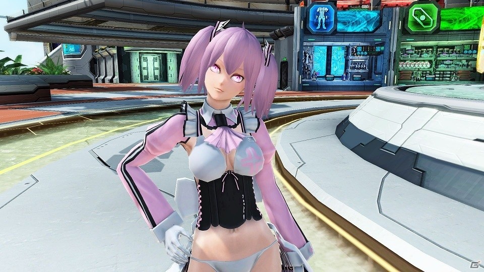 「ファンタシースターオンライン2」ヤスダスズヒト氏がデザインしたアイテムが登場するACスクラッチ「エキセントリックガールズ」が配信の画像28