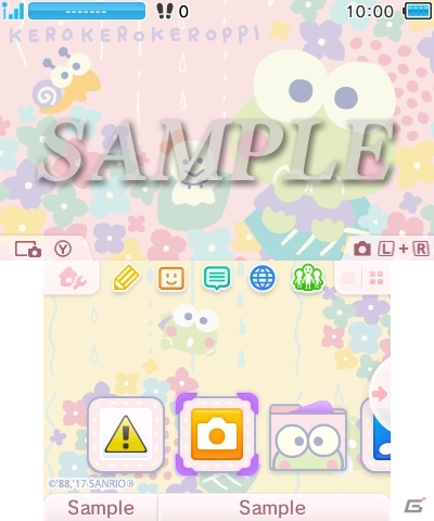 2018年に30周年を迎える「けろけろけろっぴ」のニンテンドー3DSテーマが配信開始の画像1
