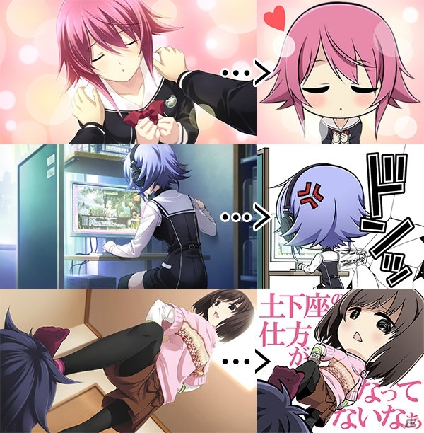 劇場アニメ公開を記念して「CHAOS;CHILD」のLINEスタンプが登場