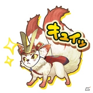 「討鬼伝」シリーズのLINEスタンプ2種が配信開始―天狐や桜花、時継たちが収録の画像2