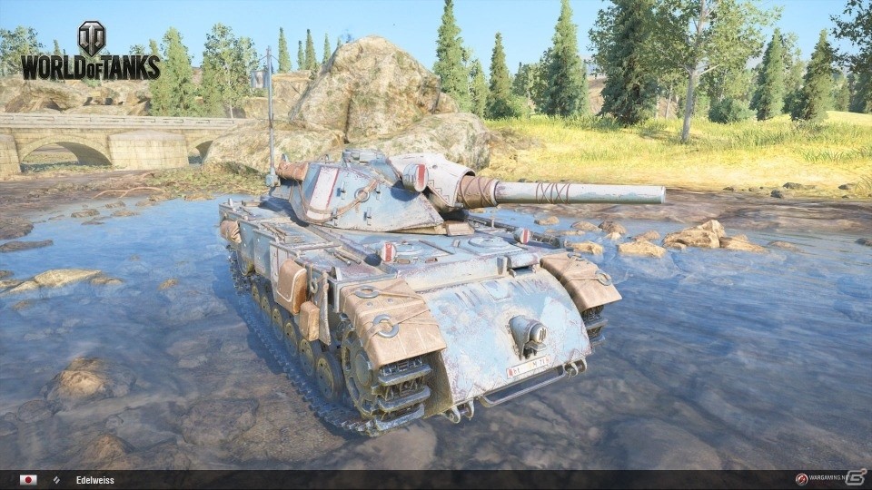 「World of Tanks Console」にて「戦場のヴァルキュリア」に登場するエーデルワイス号（Edelweiss）、ネームレス戦車（Nameless）の販売がスタートの画像3