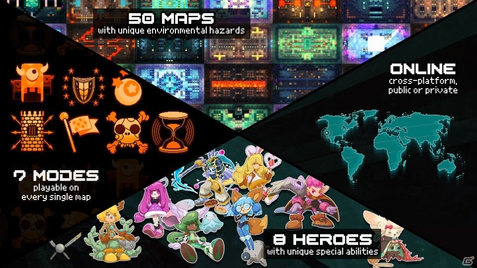 （自分も）ステルスのドタバタバトルアリーナ！「Invisigun Heroes」Steamにて日本語対応版が正式リリースの画像1