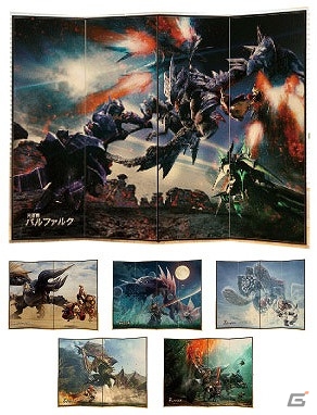 「モンスターハンターダブルクロス」と「日本伝統工芸シリーズ」がクロス！モンスターデザインの屏風と畳が登場の画像1