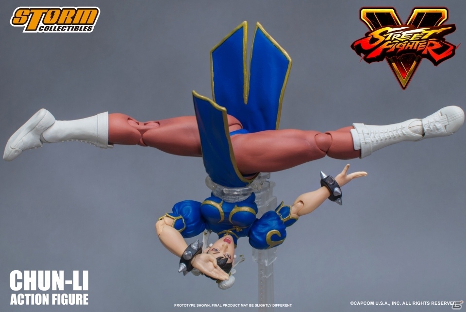 「ストリートファイターV」春麗の1/12アクションフィギュアが2017年8月発売の画像10