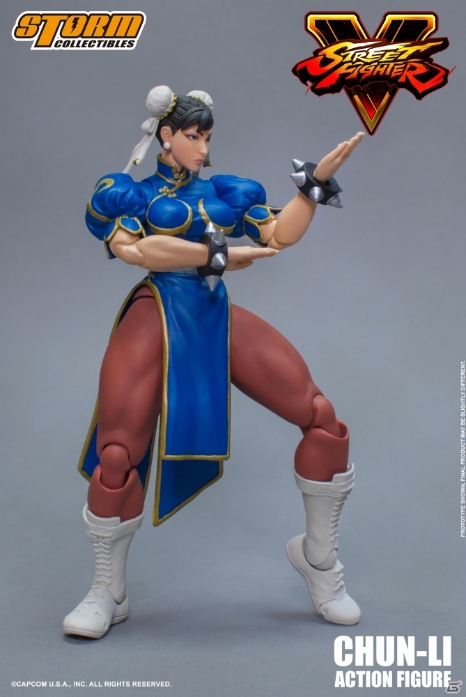 「ストリートファイターV」春麗の1/12アクションフィギュアが2017年8月発売の画像3