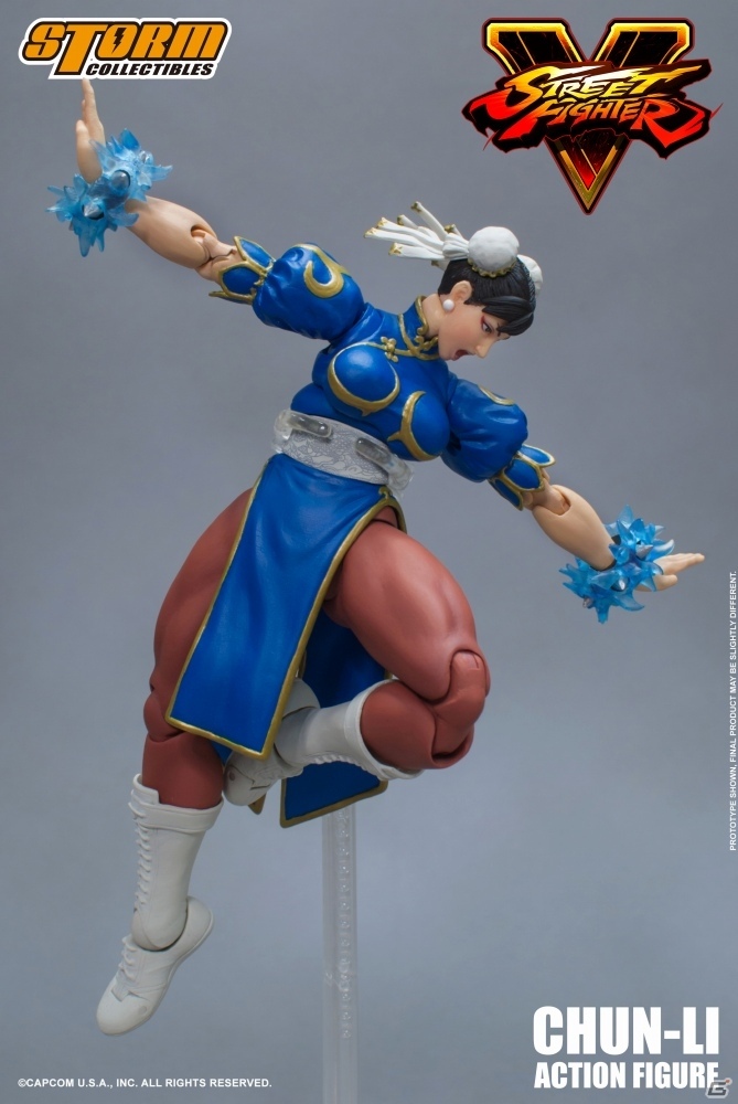 「ストリートファイターV」春麗の1/12アクションフィギュアが2017年8月発売の画像5