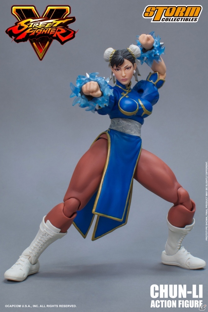 「ストリートファイターV」春麗の1/12アクションフィギュアが2017年8月発売の画像6