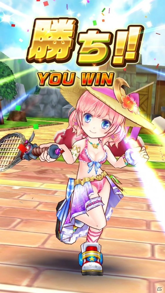 「白猫テニス」灼熱属性のついた水着衣装のティナ（CV：釘宮理恵）、イロメロ（CV：村上奈津実）が登場！の画像16