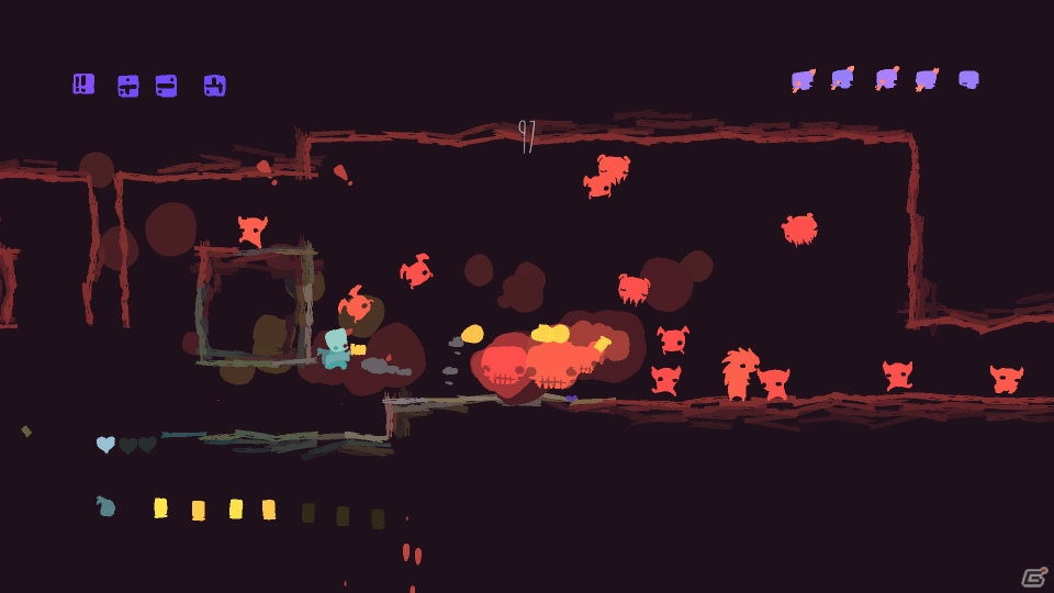 スウェーデンのインディーパブリッシャー・Raw Furyによるローグライク2Dアクション「GoNNER」がNintendo Switchでリリースの画像2