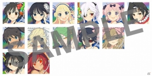 PS4「閃乱カグラ PEACH BEACH SPLASH」国立半蔵学院や秘立蛇女子学園のキャラクターが中心の「Twitterアイコン」第2弾が本日より配信開始の画像1