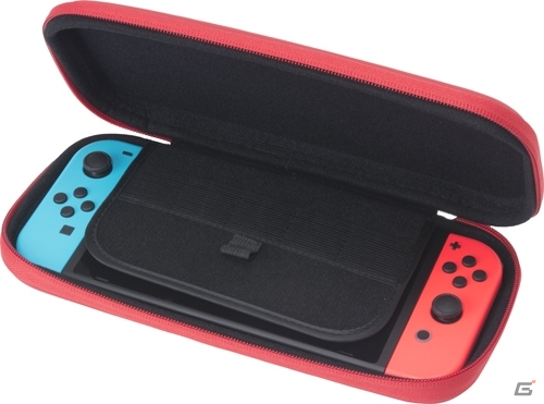 Nintendo Switch本体をコンパクトに収納できるスリムタイプのセミハードケースが明日発売の画像3