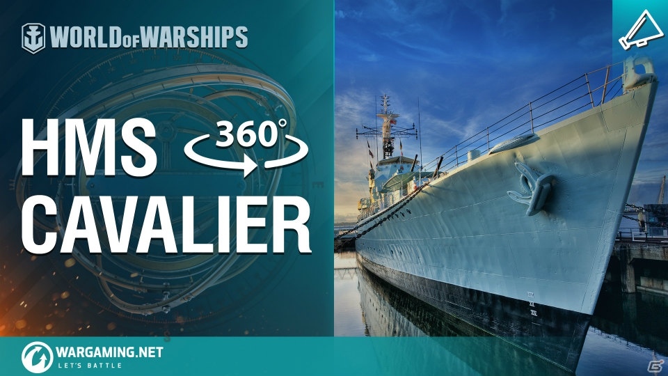 Wargamingが駆逐艦HMSキャヴァリアのVRプロジェクトを発表―GoogleのVRプラットフォームにて360度見渡せるツアーが公開！の画像2