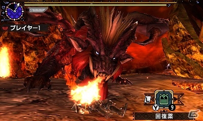 3DS「モンスターハンターダブルクロス」テオ・テスカトルを討伐するイベントクエスト「地底火山の炎の王」が配信の画像4