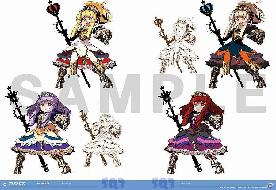3DS「世界樹と不思議のダンジョン2」初回生産限定版のイメージが公開！キャラアート集の中身も紹介の画像5