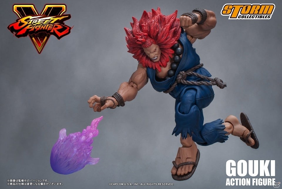 STORM COLLECTIBLESから「ストリートファイターV」豪鬼が参戦！エフェクトパーツで“豪波動拳”などの技が再現可能の画像3