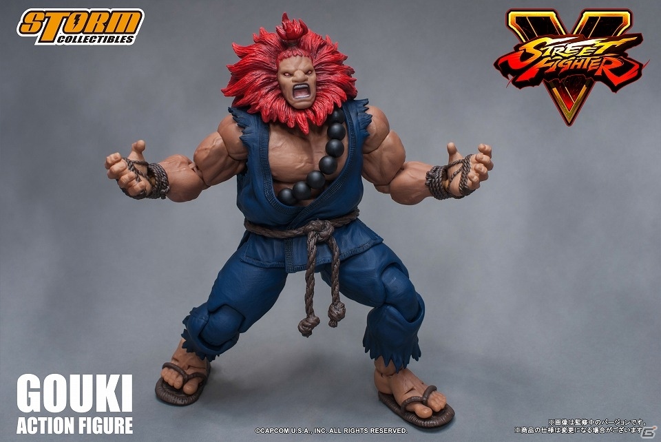 STORM COLLECTIBLESから「ストリートファイターV」豪鬼が参戦！エフェクトパーツで“豪波動拳”などの技が再現可能の画像5