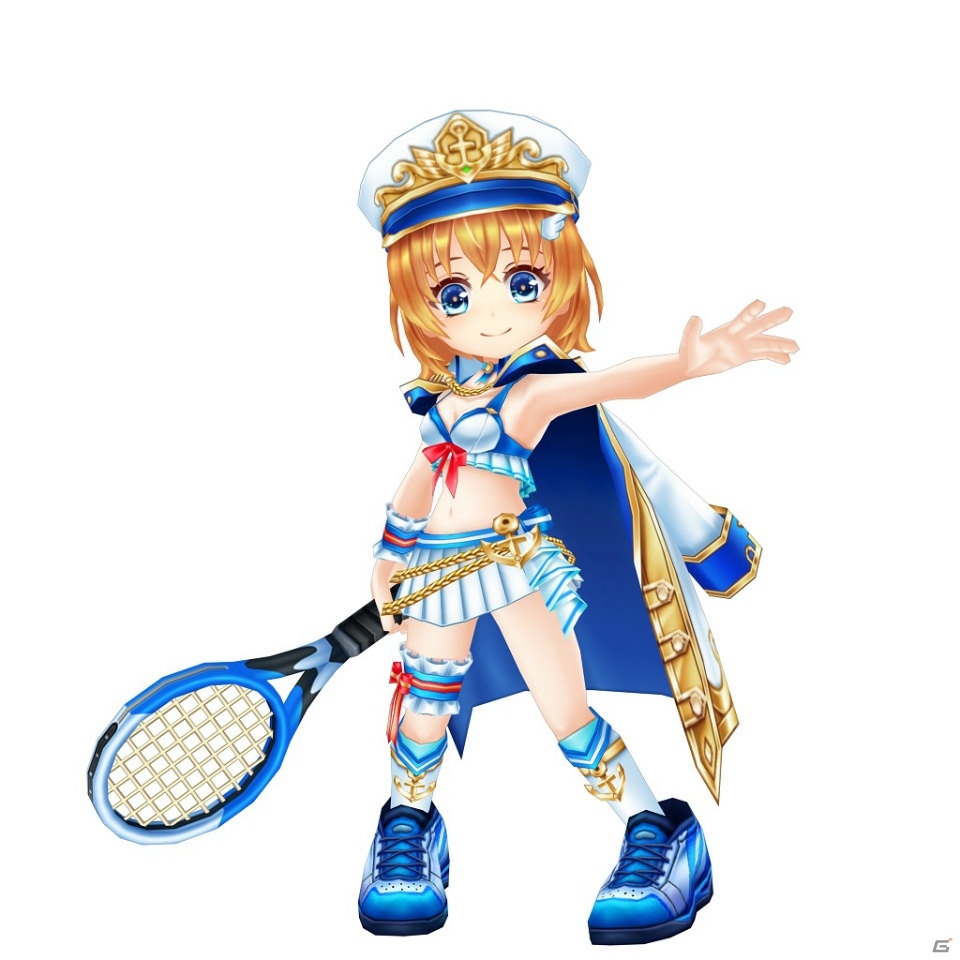 灼熱属性をもった「夏'17」版のネモ、カモメが「白猫テニス」で登場！の画像7