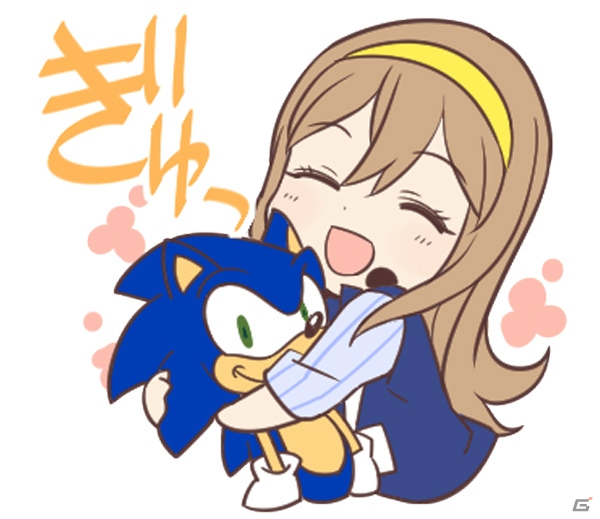 「ラブライブ！サンシャイン!!」とセガがコラボレーション！「花丸＆ソニック LINEスタンプ」プレゼントを実施の画像2