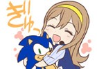 「ラブライブ！サンシャイン!!」とセガがコラボレーション！「花丸＆ソニック LINEスタンプ」プレゼントを実施