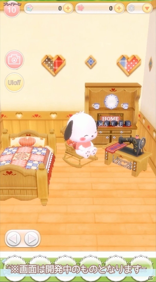 ハローキティやシナモロールなどサンリオキャラクターが勢揃いの”育成・生活ゲーム”が登場！開発段階のプレイ動画も公開の画像1