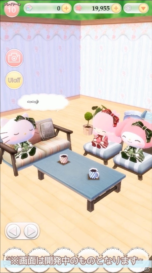 ハローキティやシナモロールなどサンリオキャラクターが勢揃いの”育成・生活ゲーム”が登場！開発段階のプレイ動画も公開の画像2