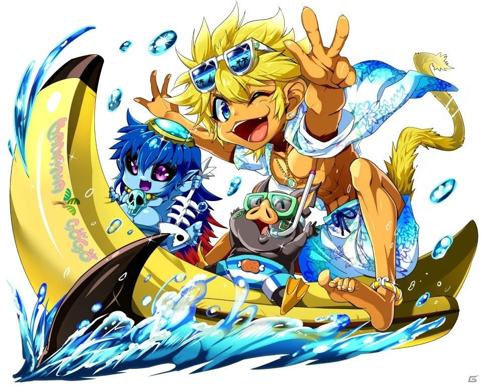 iOS/Android「エレメンタルストーリー」水着姿のモンスターが登場する「真夏の衣替え召喚 2017」が開催！の画像4