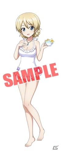 iOS/Android「ガールズ＆パンツァー 戦車道大作戦！」島田愛里寿たち大学選抜が水着姿で登場の画像13