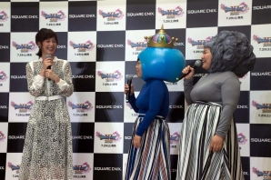 ゲームの話で撮影中は本田翼さんもハイテンションに！5組の著名人たちがそれぞれの個性で演じた「ドラゴンクエストXI　過ぎ去りし時を求めて」新CM発表会が開催の画像9
