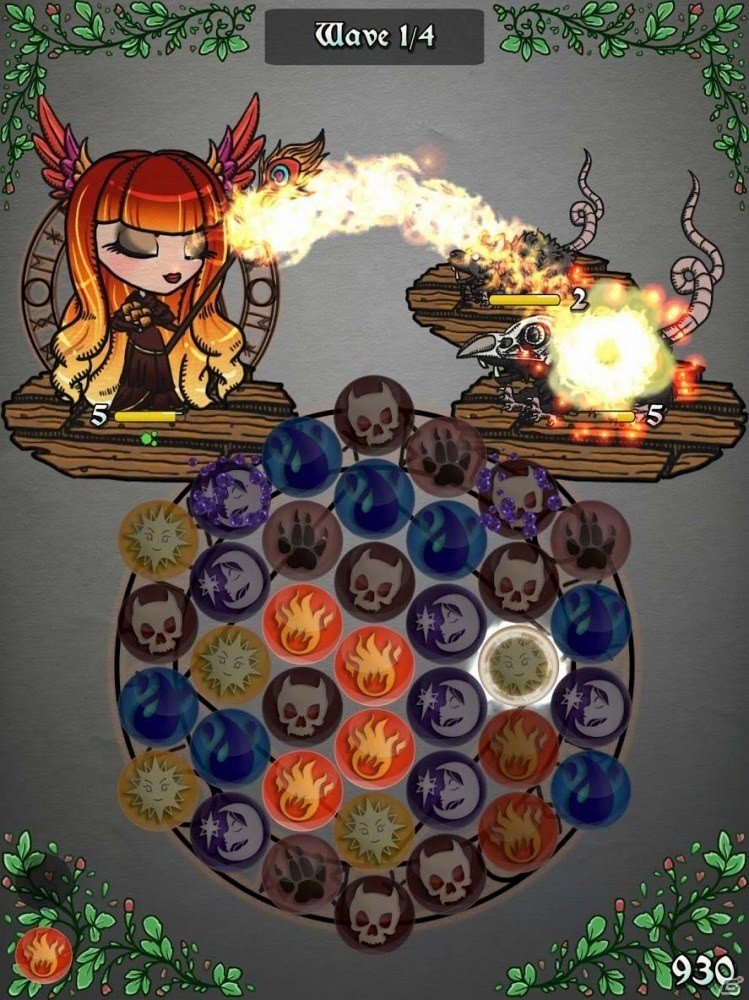 やり込むほど味が出るパズルバトル「グリフクエスト・クロニクル」がiOS/Android向けに配信開始の画像7