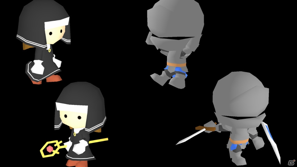 PC「SMILE GAME BUILDER」に「ヒーラーは二度死ぬ」の3Dモデルリソースパックが登場！フリーゲーム「黒鉄の意思」も収録の画像6