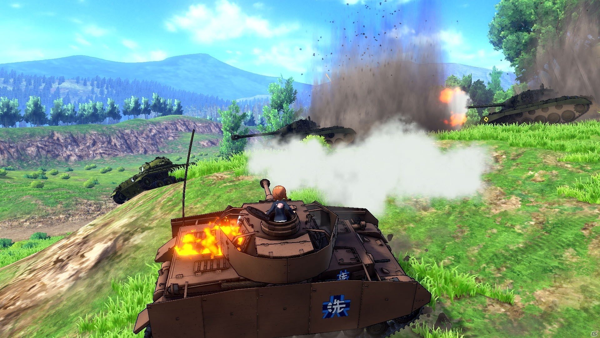 オンライン対戦にも対応したPS4「ガールズ＆パンツァー ドリームタンクマッチ」が今冬発売！プロモーション映像が公開の画像4