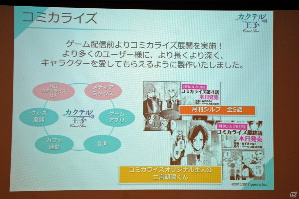 gumiとの協業で世界も視野に―「カクテル王子」発表会をレポート！ゲームシステムも紹介の画像6