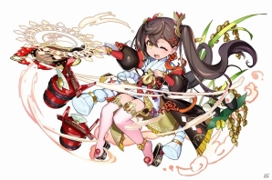 iOS/Android「フルボッコヒーローズX」レアガチャ「豊禮の無巫女」に新ヒーロー★5「アメノホアカリ」が登場！の画像2
