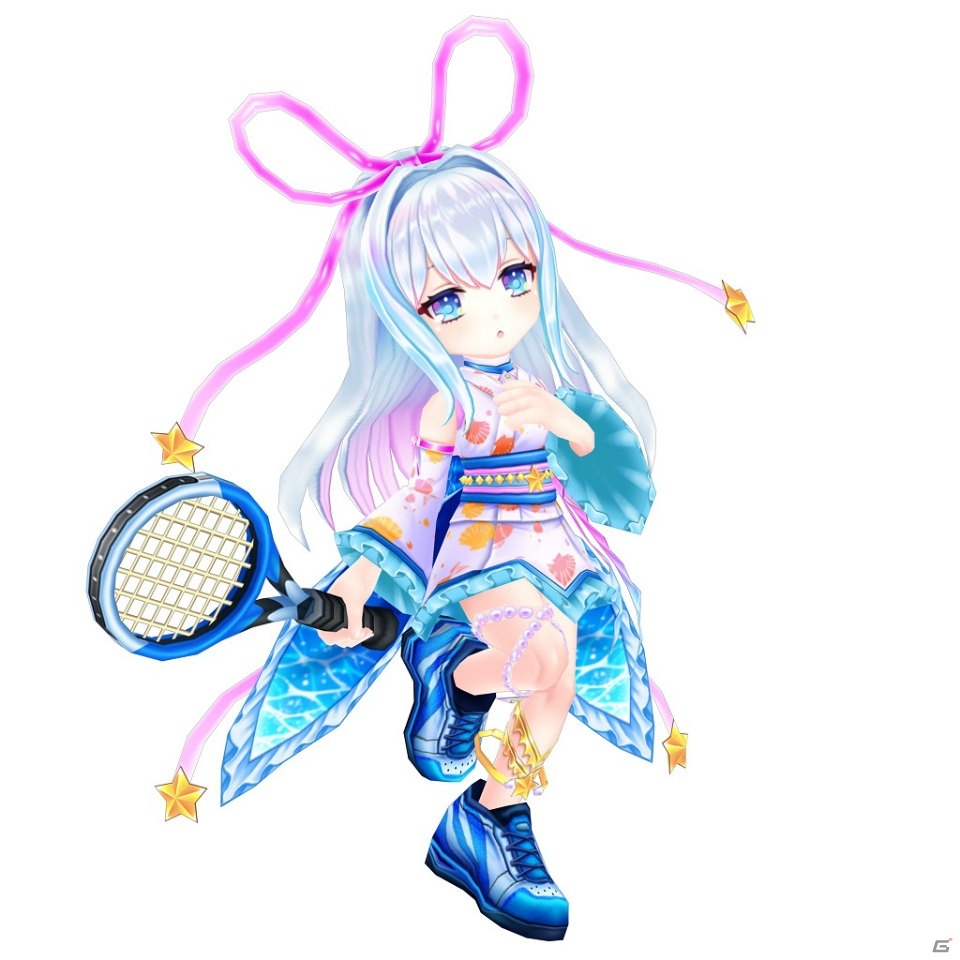 「白猫テニス」1周年前夜祭がスタート！夏祭り版のノア、マナが登場＆総勢50キャラの「スター凱旋ガチャ」に注目の画像7