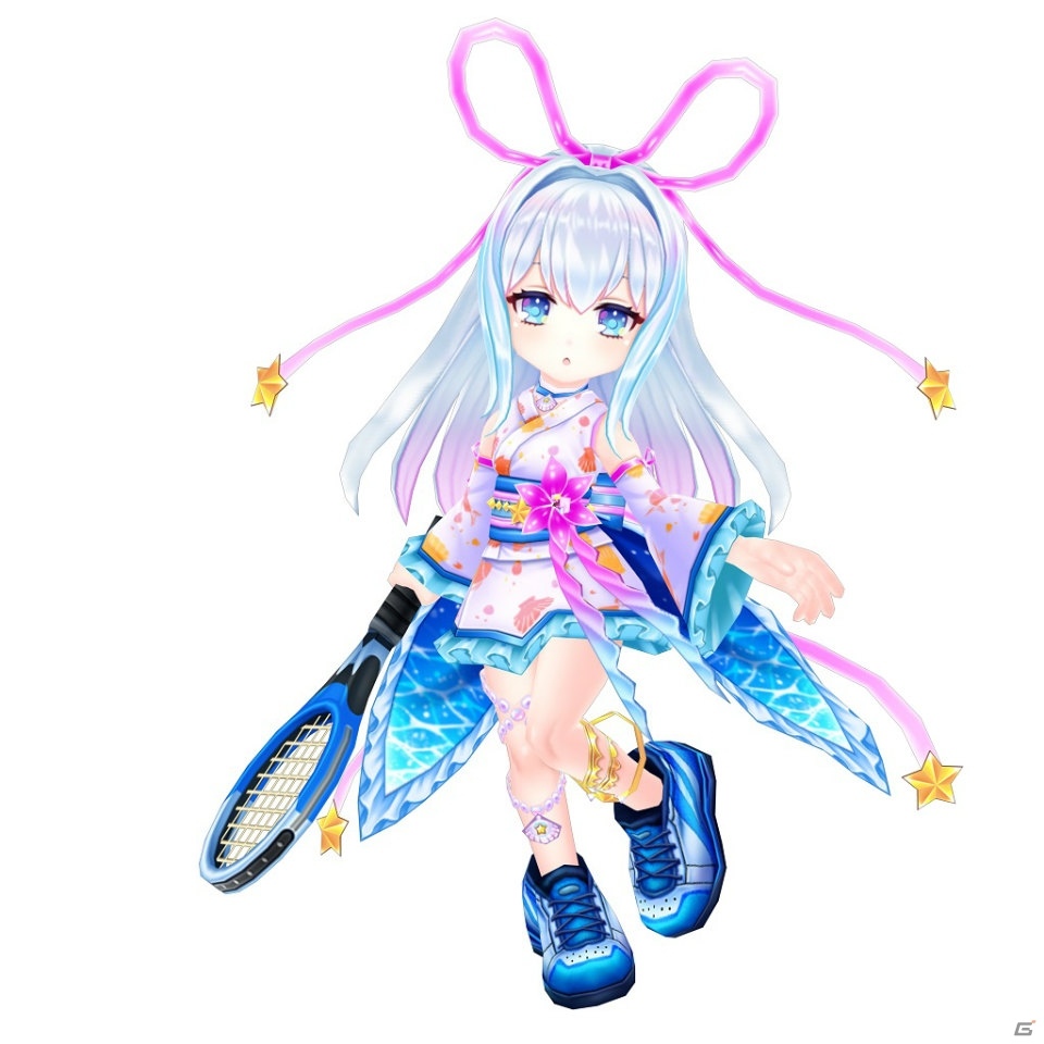 「白猫テニス」1周年前夜祭がスタート！夏祭り版のノア、マナが登場＆総勢50キャラの「スター凱旋ガチャ」に注目の画像9