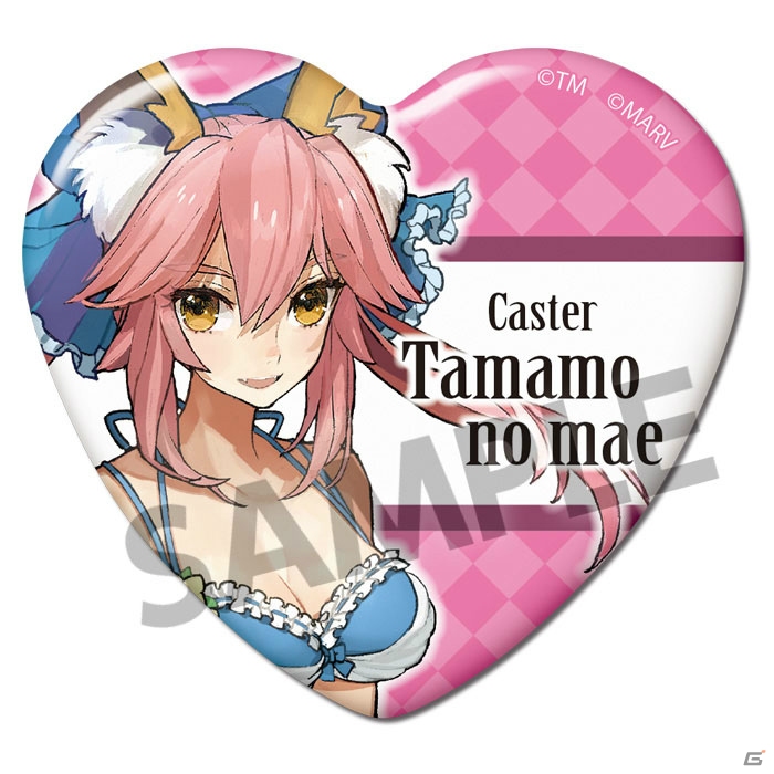 「Fate/EXTELLA」よりエクステラ・ヴァカンス衣装のアクリルキーホルダー、ハート缶バッジコレクションが予約受付中の画像12