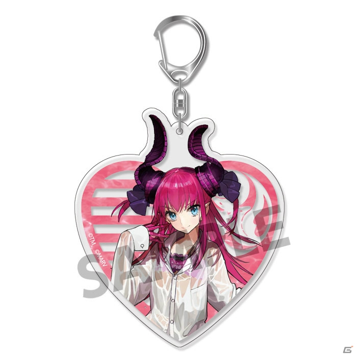 「Fate/EXTELLA」よりエクステラ・ヴァカンス衣装のアクリルキーホルダー、ハート缶バッジコレクションが予約受付中の画像4