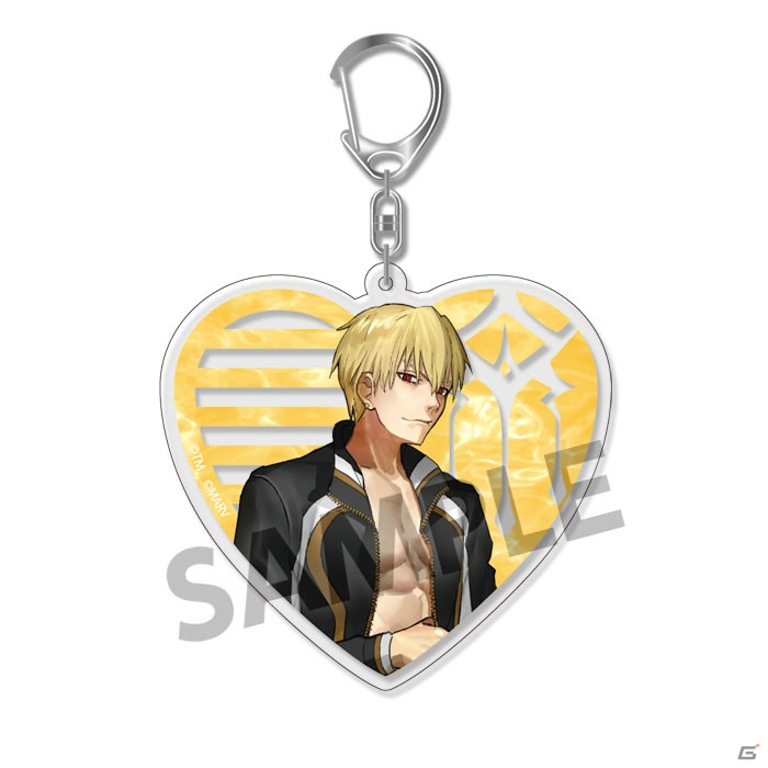 「Fate/EXTELLA」よりエクステラ・ヴァカンス衣装のアクリルキーホルダー、ハート缶バッジコレクションが予約受付中の画像7