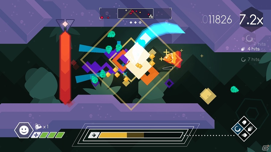 ポップでカラフルな横スクロールシューティング「Graceful Explosion Machine」がNintendo Switch向けに配信！の画像3