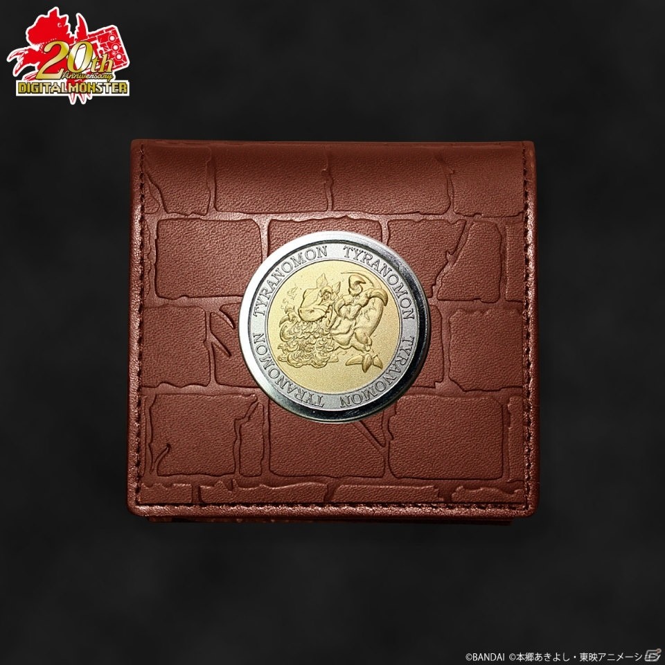 「デジモン」20周年記念メダル付き本革コインケースが登場！日本の職人技でティラノモン・メタルグレイモンを彫刻の画像12